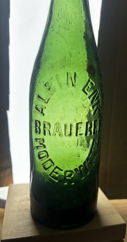 Alte bierflasche brauerei - bierflasche,
