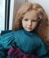 W.P.M Vera Scholz Künstlerpuppe Vinyl Puppe 58 cm, Vitrinenpuppe