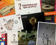 KATAR 2022 FIFA WORLD CUP: BESTE 9 POSTKARTEN LOT MNH (AUSGEGEBEN VON QATAR...
