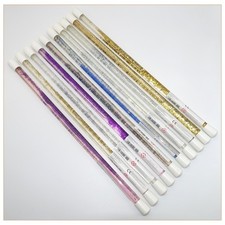 10x GLITTER ZAUBERSTAB / Glitzerstab Glitterstab Prinzessin Hexen Kostüm Zubehör