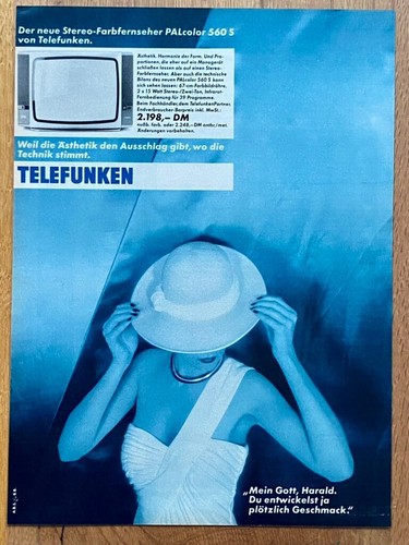 1983 telefunken farbfernseher - 1983,
