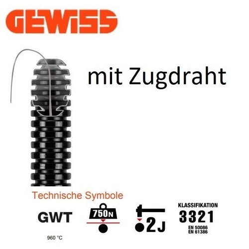 Gewiss wellrohr leerrohr - wellrohr,