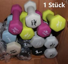 1 kg KURZHANTEL SOFT GRIP Vinyl Fitness Gymnastik Lauf Hantel Gewicht bunt -0613