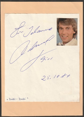 Autogramm mit datierung - autogramm, /