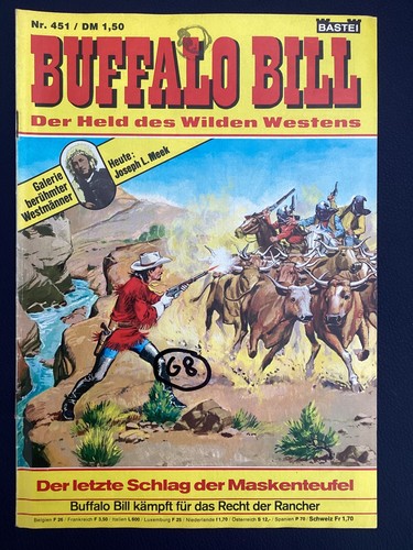 Bastei comic buffalo bill - buffalo,