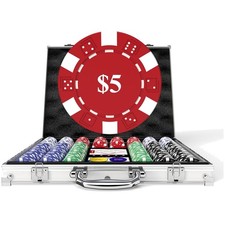 Pokerkoffer 500 stück set - 500,