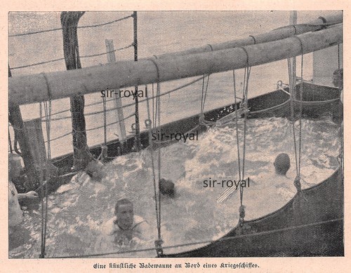 Badewanne auf kriegsschiff - auf,