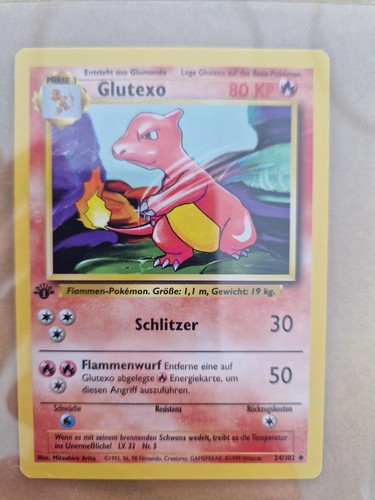 Pokémon glutexo 102 base - pokémon,