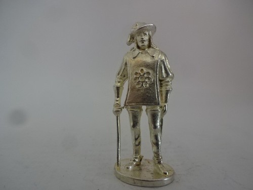 Metallfigur musketier mit - metallfigur, eu