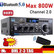 Mini Digital Stereo Verstärker Bluetooth HIFI Audio Power Amplifier USB FM SD