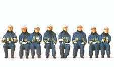 Preiser 10483 Feuerwehrmänner Moderne Einsatzkleidung 8 Figuren H0 1:87 Neu+OVP