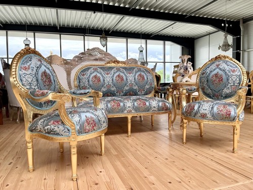 Lounge sofa set french baroque - set,