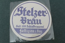 ALTER  Bierdeckel BRAUEREI  STELZER-BRÄU  FATTIGAU  aus Sammlung