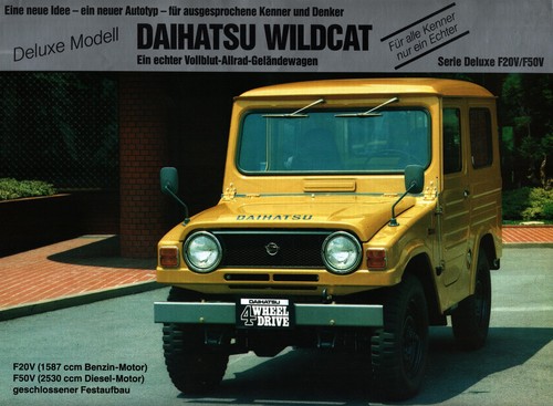 Prospekt datenblatt daihatsu - prospekt,