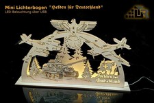 LED Schwibbogen Lichterbogen - Helden für Deutschland USB Mini