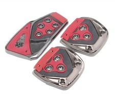Fußrasten Set Rot Sport
