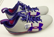 Under Armour Football Fussball Sportschuhe grau - Gr. 50,5 (US Größe 16) - NEU