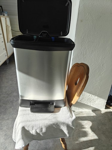 Treteimer fächer metall - treteimer,