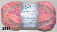 Supersocke Sockenwolle Cotton