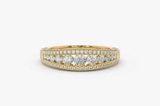 Diamant Jahrestag Goldring 59