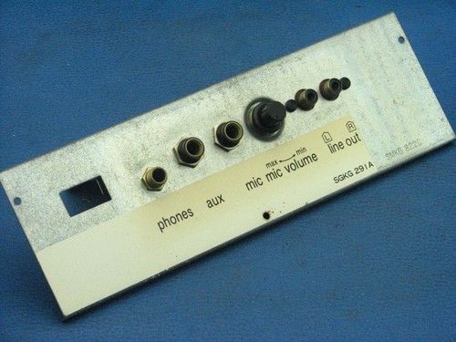 Anschlussleiste aus orgel - aus,