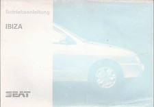 Seat Ibiza Owners Manual 1997