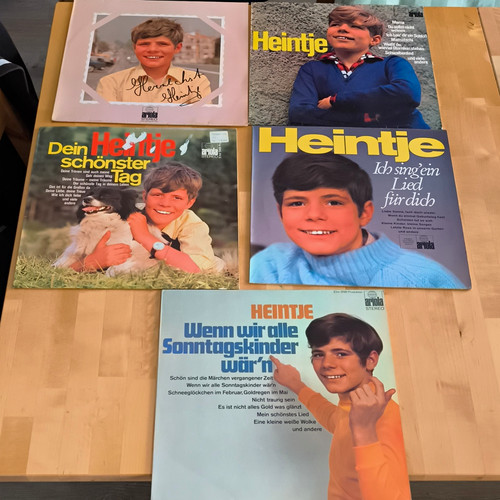 Heintje schallplatten 5er set - schallplatten,
