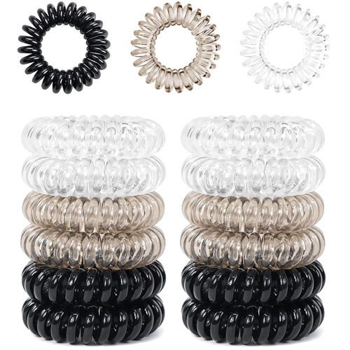 Elastische spiral haargummis - spiral,