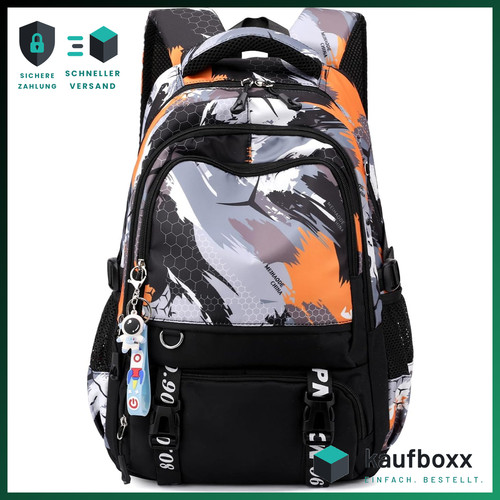 Schulrucksack camouflage druck - schulrucksack,