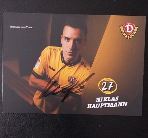 Autogrammkarte niklas - autogrammkarte,
