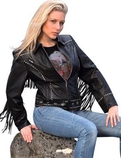 BROOKLYN Biker Fransenjacke
