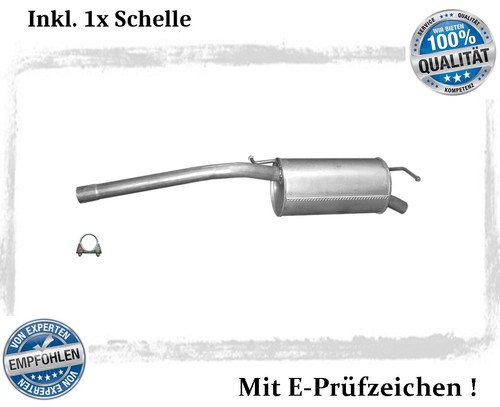 Endschalldämpfer für - , vw