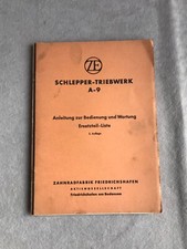 ZF Schlepper Triebwerk A-9