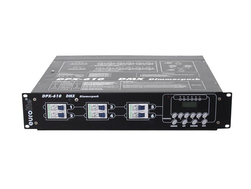 Dimmerpack 13800w dmx - dmx, dpx-610