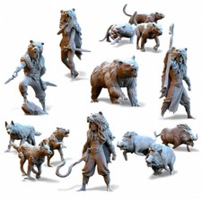 3D Druckfigur Wargame Sylvan