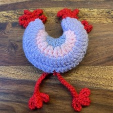 Dekohuhn Deko Huhn Handarbeit Unikat Gehäkelt