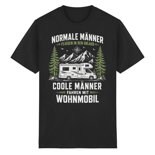 Coole männer fahren wohnmobil - coole,