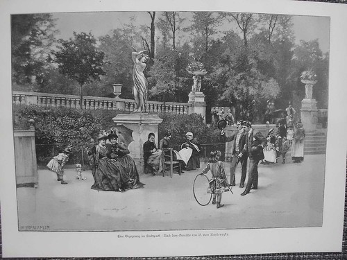 Eine begegnung stadtpark - im,
