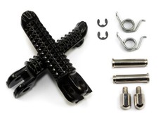 Fußrasten Paar vorne schwarz