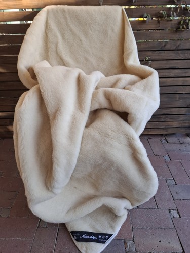 Premium merino naturhaardecke - merino,