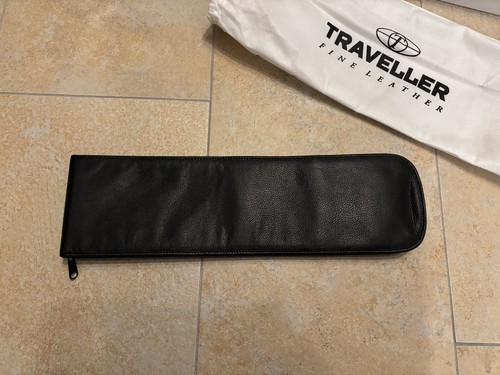 Krawatten tasche leder schwarz - krawatten,