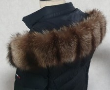 Waschbär Pelzstreifen Kapuze