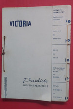 VICTORIA PREISLISTE- MOPED-ERSATZTEILE - AUSGABE OKTOBER 1960