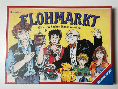Flohmarkt mit alten - mit, sachen