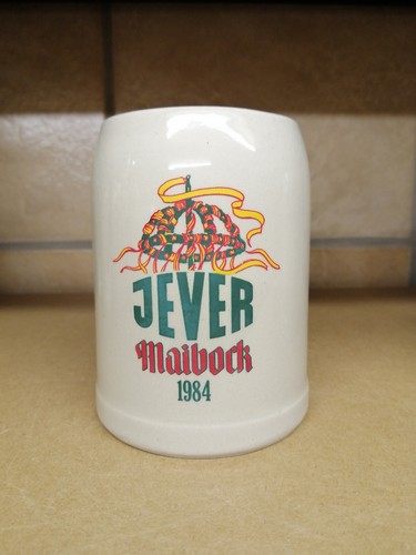 Jever bierkrug seidel keramik - bierkrug,
