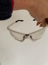 Uvex Hawk Sportbrille Brille weiß mit transparenten Gläsern