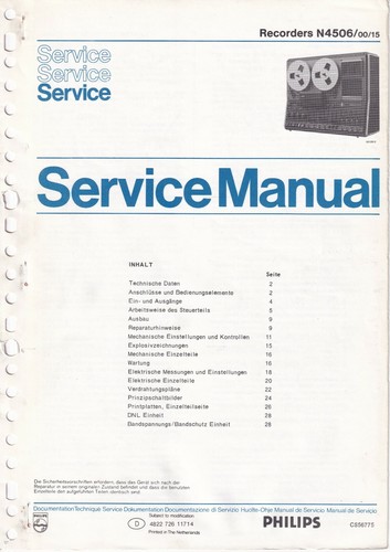 Service manual anleitung - service, manual-anleitung