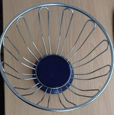 Obstkorb edelstahl 13 cm hoch - 24 cm Durchmesser