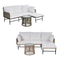 Gartenmöbel Set Lounge Rope