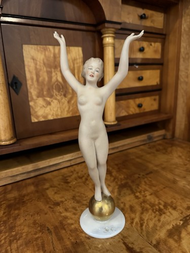 Art déco porzellanfigur - art,